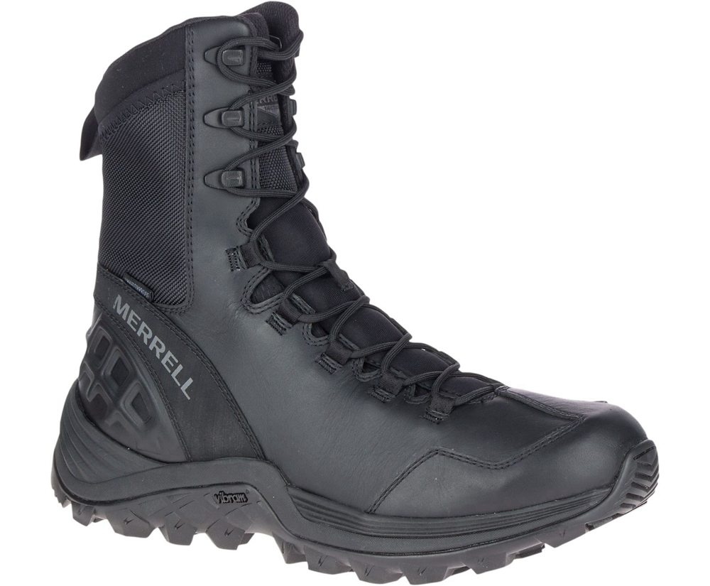 Botas Homem - Merrell Rogue 8" Waterproof Tactical - Pretas - BNS594861